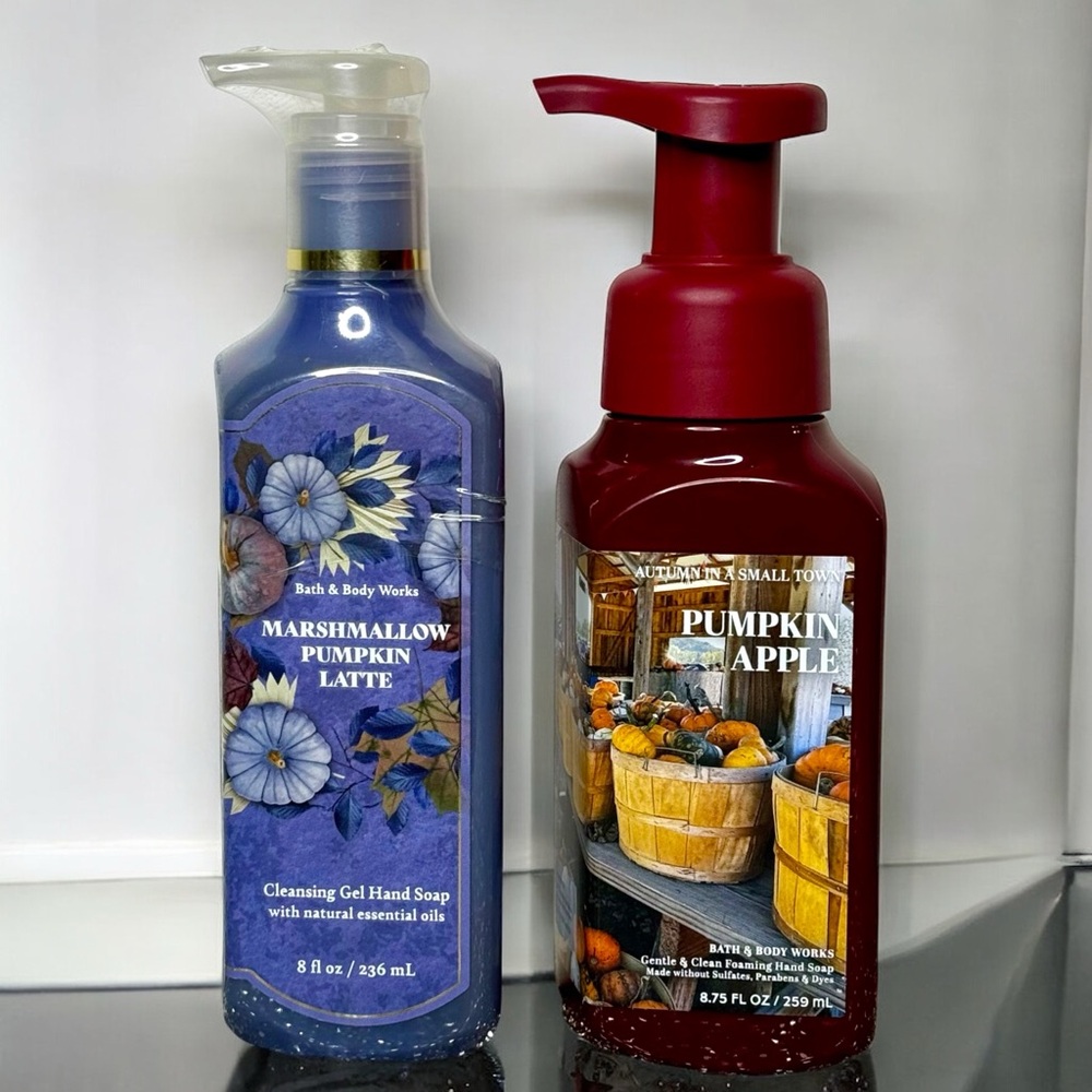 Bath & Body Works Hand Soap Pumpkin Apple & Marshmallow Pumpkin Latte NWT